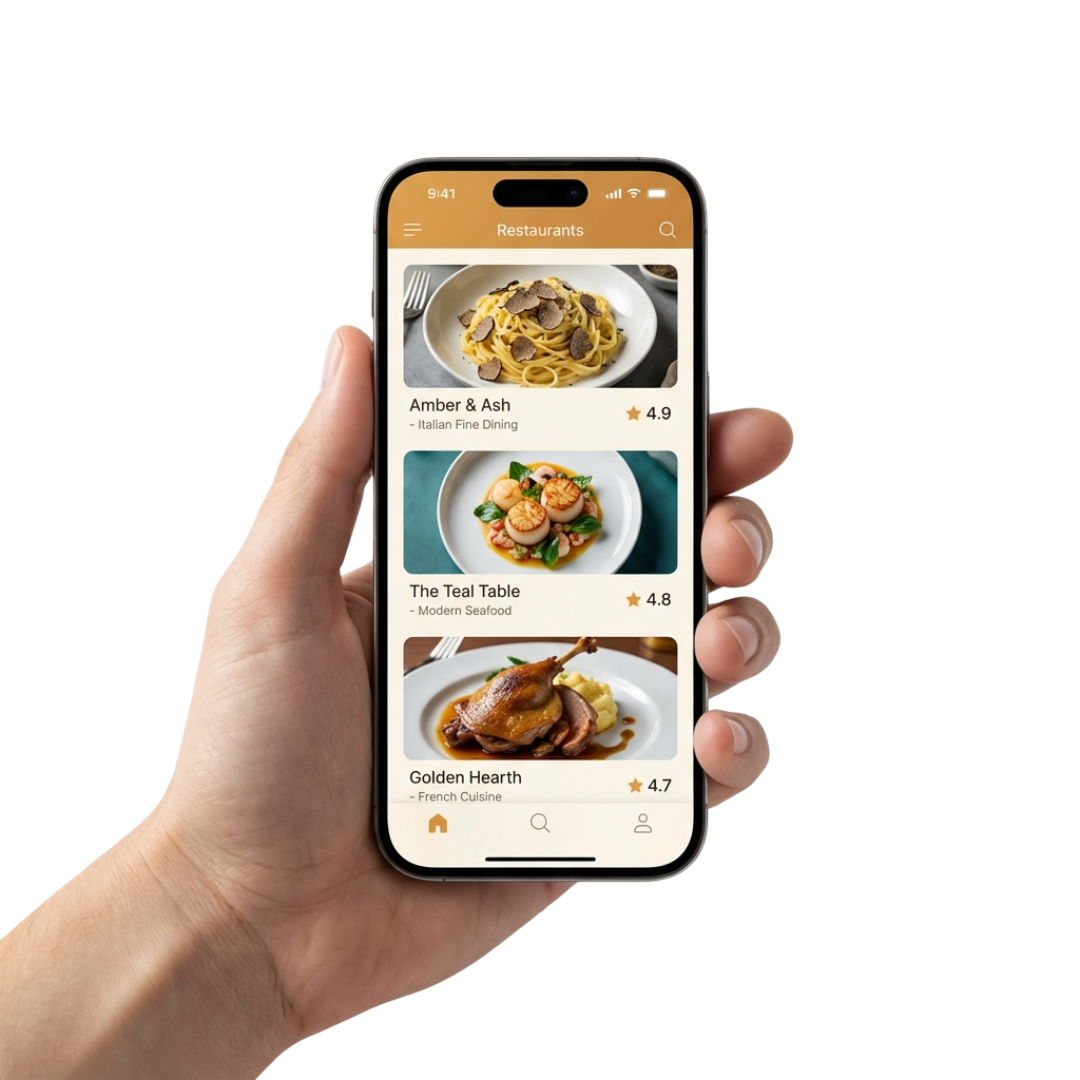 اختر المطعم المفضل